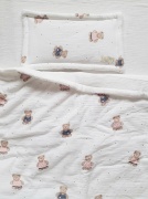 Set chăn ga gối đệm bằng vải muslin vải xô mềm mại